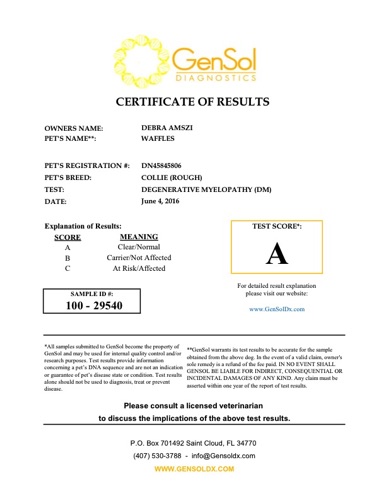 WafflesGenSol result certificate_100-29540.jpg WafflesGenSol result certificate_100-29540.jpg